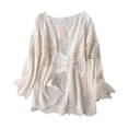 thumbnail image 3 of Cárdigan Salvador Mujer Verano Beige, 3 of 10