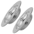 thumbnail image 5 of Kitandove Bathroom Floor Sink Strainer Filter 2Pcs Silver Metal Kitchen Sink Drain and Strainer 11.3x11.3in, 5 of 8