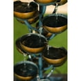 thumbnail image 4 of Stacked Cups Cascading Outdoor Garden Fountain - 37.5", 4 of 5