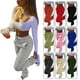 thumbnail image 2 of Pantalones deportivos de ocio con cordón y bolsillo de tejido grueso para mujer de estilo europeo y americano, 2 of 3