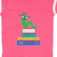 thumbnail image 4 of Inktastic Bookworm Girls Reading Gift Girls Baby Bodysuit, 4 of 5