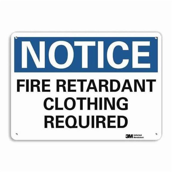 Lyle Notice Sign,10 inx14 in,Aluminum U5-1224-RA_14X10