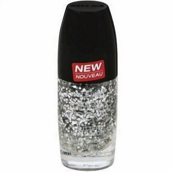 Wet n Wild Mega Rocks Glitter Nail Color, 490C I'm with the Band, 0.42 fl oz