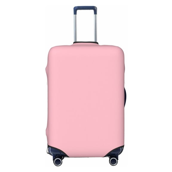 Multi-Size Suitcase Protective Cover Full Range Double Stitching Invisible Zipper For Travel Business Lightpink Small