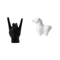 thumbnail image 1 of Estatua de resina con gesto de roca, esculturas de caballos modernas y creativas, obra de arte de cerámica única, ideal para regalar, decoración del h, 1 of 8