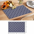 thumbnail image 6 of Abstract Modern Placemats Set of 6, Art Geometric Square Non-Slip Place Mats Washable Table Mats for Kitchen Dining Table Decorations Indoor/Outdoor, 6 of 9