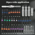 thumbnail image 5 of YTAKY Magnetic Screwdriver 40 in 1, multi-purpose Ratchet Screwdriver Set, tool kit for home with Detachable Ratchet Handle, Portable Home Repair & DIY Project., 5 of 8