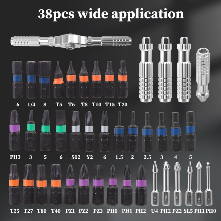 YTAKY 40-in-1 Magnetic Ratcheting Screwdriver Set photo 5