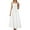White, variant on WENWU Women's Solid Smocked Maxi Dresses Summer Beach Casual Spaghetti Strap Swing A Line Long Flowy Dress Summer Dress Women Casual Tight Summer Dress for Women