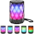 thumbnail image 1 of Altavoces Portátiles LED LFS con Luces Impermeable Micrófono Tarjeta TF Soporte TWS para iPhone Samsung, 1 of 3