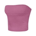 thumbnail image 5 of Ltctricy Tube Top for Women Strapless Eyelet Embroidered Slim Crop Tops Sleeveless Tank Tops Going out Bandeau Shirts, 5 of 5