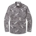 thumbnail image 3 of Camisas hawaianas con estampado 3D de gaviota para hombre, camisas de manga larga para fiestas, blusas de gran tamaño con estampado de pájaros, ropa masculina, blusas Harajuku, 3 of 4