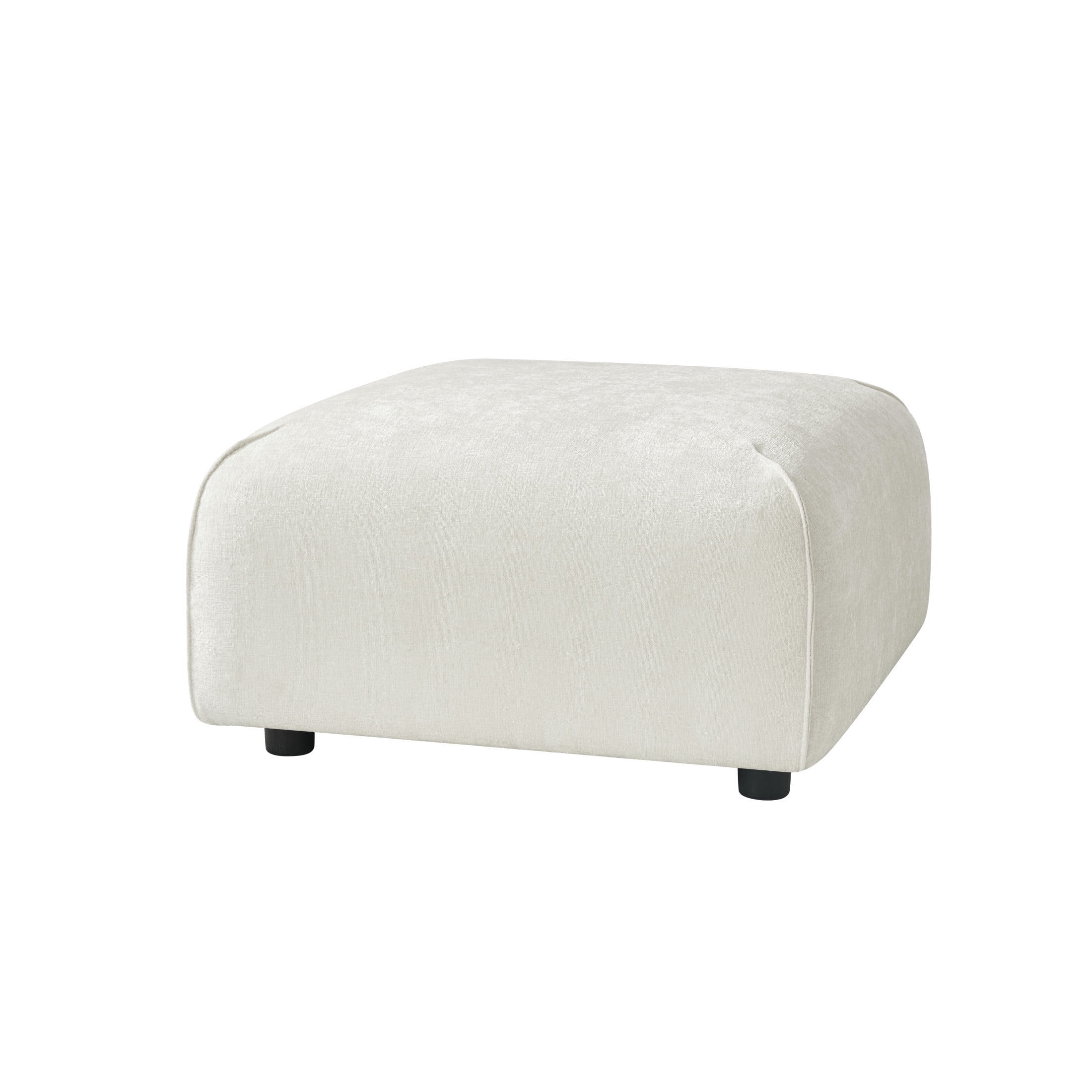 Christopher Knight Home 29.75" Modern Square Ottoman, Accent Extra Seating Footrest, Beige