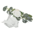 thumbnail image 3 of Flor Para Silla De Boda Hermoso Ramo De Flores Blanco Resistente A La Intemperie Para Fiestas ANGGREK Otros, 3 of 8