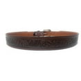 thumbnail image 3 of Hooey Men's Tapered Mahogany Western Belt - 1973BE6, 3 of 4
