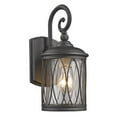 thumbnail image 2 of CHLOE Lighting DINADAN Transitional 1 Light Rubbed Bronze Outdoor Wall Sconce 13" Height, 2 of 2
