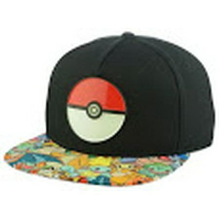 Pokemon- Pokeball Sublimated Snapback Hat