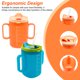 thumbnail image 5 of 2 Pzas Sippy Cup con Popote Taza Portátil a Prueba de Derrames para Ancianos con Asa Taza de Alimentación de 300ML Fácil de Usar Taza Práctica a Prueba de Derrames para Niños y Ancianos, 5 of 11