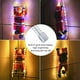 thumbnail image 5 of (blanc Chaud, 60cm) Pere Noel Decoración Exterieur, Pere Noel Chelle, Pere Noel Grimpant Peluche Figurilla, Lumineux Noel Decoración Pre Nol Suspendu D, 5 of 5