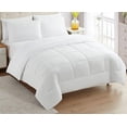 thumbnail image 2 of King Bed in a Bag 7-Pieces Comforter Sets with Comforter and Sheets White All Season Bedding Sets with Comforter, Pillowcases, Flat Sheet, Fitted Sheet and Pillows,White, 2 of 5