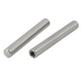thumbnail image 2 of Uxcell 304 Stainless Steel M4 Female Thread 6mm x 45mm Cylindrical Dowel Pin 4pcs, 2 of 2