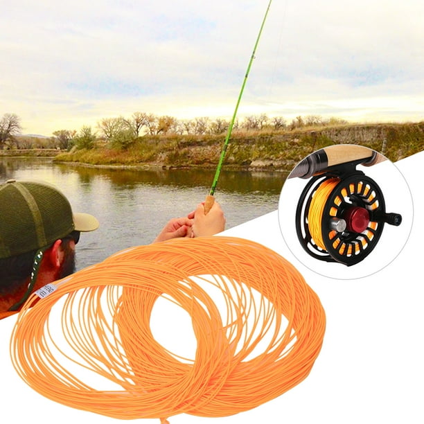 Nylon Fly Fishing Line,Nylon Floating Fly Fishing Fishing Tackle Fishing  Linewith Welded Loop Multi-Functional 