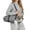Grey, variant on Soft Cat Grooming and Restraint Bag for Vet Visits, Large Pet Carrier Pouch with Sturdy Bottom Support for Nail Trimming, Dental Care, and Car Travel (Large, 8–15 lbs)