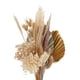thumbnail image 5 of Arreglo floral con hojas de palma y flores secas naturales de estilo bohemio. Oro, 5 of 7