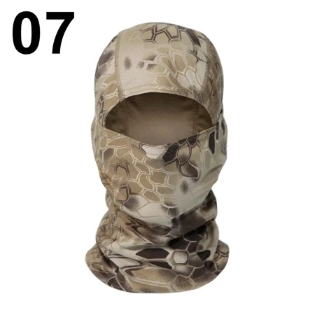 Camouflage Balaclava Full Face Mask Ski Bike Cycling Hunting Head Cover Scarf Cap Balaclava Men 07 Python Desert