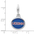 thumbnail image 3 of 925 Sterling Silver University Of Connecticut Necklace Pendant Charm Collegiate, 3 of 7