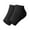 black, variant on Silicone Anti Cracking Socks Relieve Heel Pain Moisturizing Cover G5W4