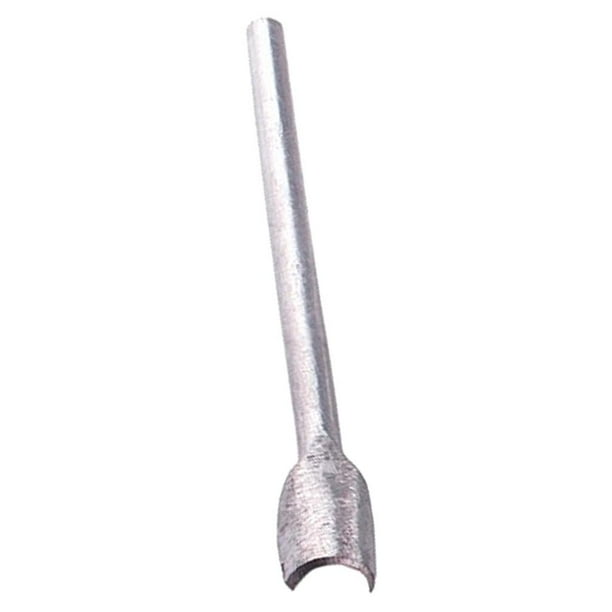 Juego de punzones para cuero, cortador de medias para cinturón/billetera de jardín, bricolaje, manualidades Half Round 10mm