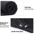 thumbnail image 3 of Fleece Sleeping Bag Liner Travel Sheet Camping Sleep Sack Ultralight Zippered Storage Bag Full Sized Zipper Backpacking Blanket for Traveling, Camping, Hiking, Outdoor Activities, 3 of 14