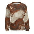 thumbnail image 7 of Colorful Marble Pattern Mom Sweatshirt For Women Long Sleeve Pullover, 7 of 7