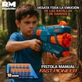 thumbnail image 4 of Pistola De Juguete, Lanzadora De Bolas De Espuma azul, 4 of 6