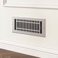 thumbnail image 2 of Naiture Stainless Steel Floor Register, Heavy Duty Rust-Resistant Floor Vent Cover, Metal Damper or Lever, Contemporary Style Grille Floor Vent, Duct Size 6" X 12", Oil Rubbed Bronze Finish, 2 of 4