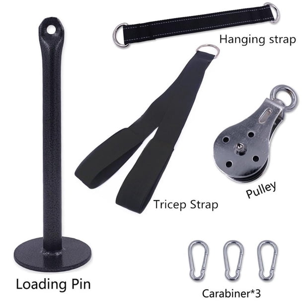 El sistema de bricolaje de del sistema de de cable de polea de gimnasio en casa incluye pasador de carga, correa para colgar, polea, Sunnimix Sistema de máquina de cable de polea