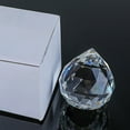 thumbnail image 5 of Atrapasueños de cristal transparente con forma de bola de cristal, prisma para lámpara Feng Shui, pieza colgante para candelabro (50 mm), 5 of 5