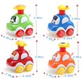 thumbnail image 3 of Coches de juguete para bebés de 1 año de edad, juguetes de regalo de cumpleaños para niños pequeños, coches de cuerda de dibujos animados para niños de 2 años BANYUO  Hogar, 3 of 7