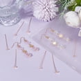 thumbnail image 4 of 1 Box 40Pcs 2 Styles 0.7mm Head Pins 18K Gold Plated Heart Pentagram Star Quilting Satin Straight Pins for Sewing Pins Dressmaker Jewelry Making DIY Craft Gold, 4 of 6