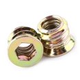 thumbnail image 4 of Zinc Plated Carbon Steel Furniture Hex Drive Nut Wood Insert Nuts (M6*10mm), 4 of 5