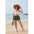 thumbnail image 5 of Zeagoo Women's Plus Size Swim Shorts Quick Dry Beach Boardshorts Swimwear Bottom Trunks with Pockets, 5 of 5