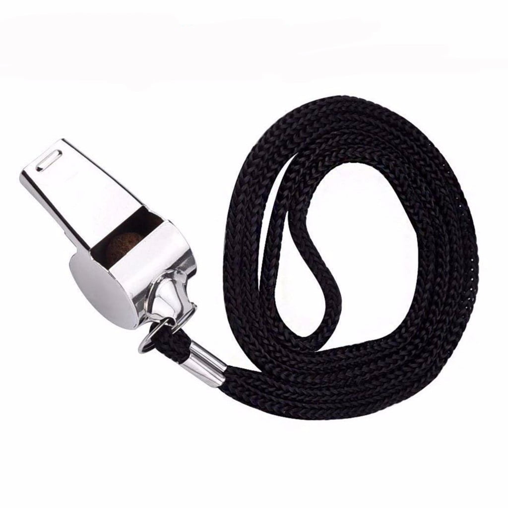 Lot De 2 Sifflets De Sport En Plastique Avec Cordon - Sifflet Puissant Et Net Ideal Pour Les Entraineurs Les Arbitres Et Les Officiels 82358376