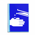 thumbnail image 1 of La corrosión cuadrado azul marca de advertencia Carpeta combinada de protección de páginas, 1 of 3