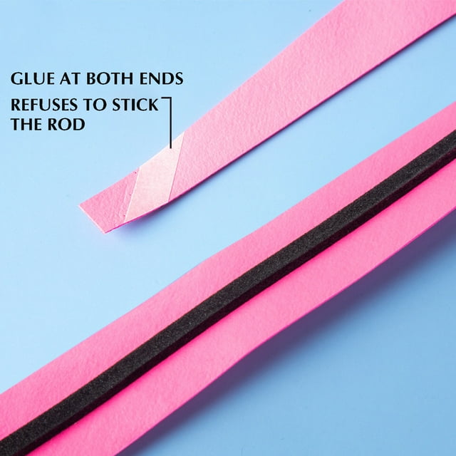 kurtrusly Stretchy Waterproof Wrap Ties with Non Slip Waterproof Design for Spinning Rod Fly Rod Casting Rod