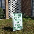 thumbnail image 5 of Vibe Ink 4 Pack 12x18" Please Do Not Drive Or Park On Grass Plastic Yard Sign with 15-inch H-Stake Included, 5 of 5