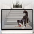 thumbnail image 1 of Dog Gate, Multipurpose Mesh Pet Safety Gate, Suitable for Doorways, , and Stairwells, Durable Retractable Fabric, Easy Installation, Lightweight and Portable, 1 of 7