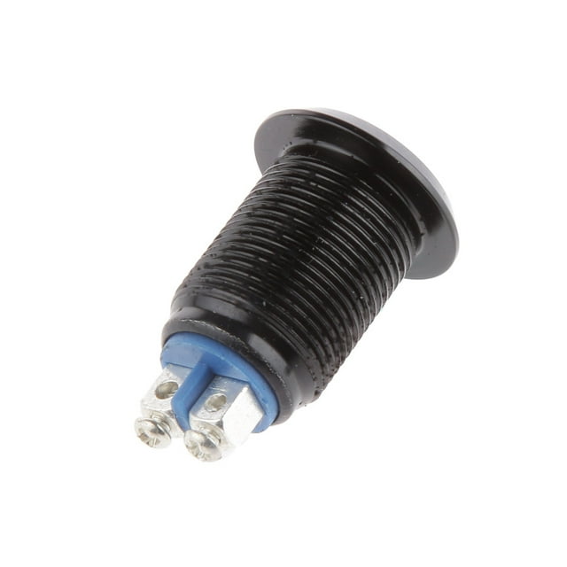 12mm 12V LED Lámpara De Luz Tablero Indicador Azul De Metal Tornillo Terminal De Coches kusrkot Camión ligero Dash