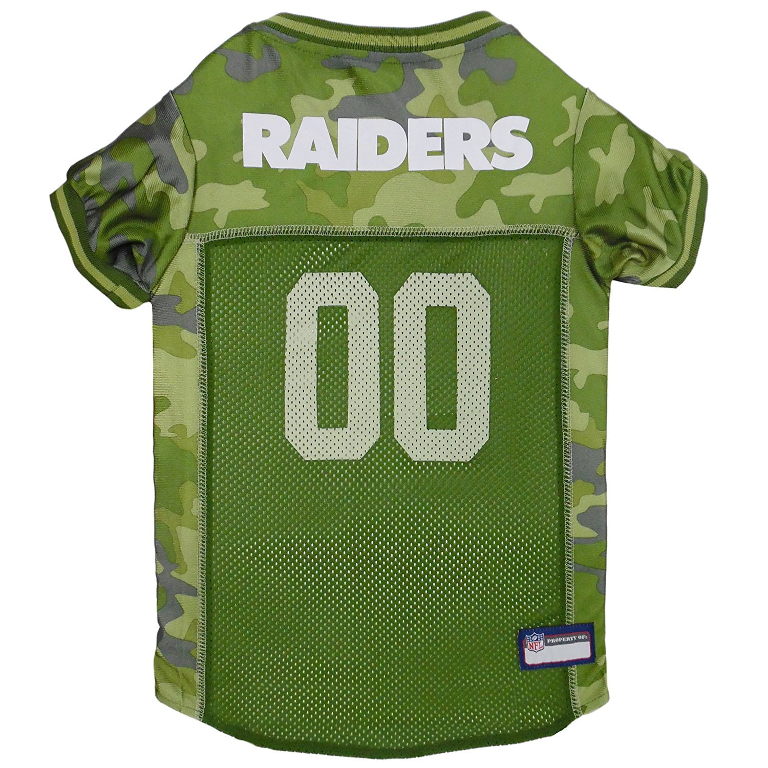 Pets First NFL Oakland Raiders Camouflage Pet Jersey for Cats and Dogs ...