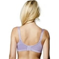 thumbnail image 2 of BALI Intimates Light Purple Adjustable Straps Moisture Wicking Provides Light Lift Wireless Bra 36DD, 2 of 3